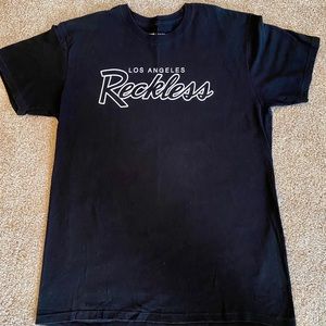 Black Los Angeles Reckless T-Shirt